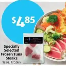 Aldi Specially Selected Frozen Tuna Steaks offer