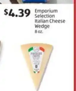 Aldi Emporium Selection Italian Cheese Wedge offer