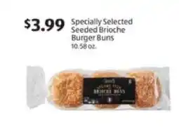 Aldi Specially Selected Seeded Brioche Burger Buns offer