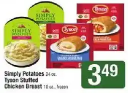 Shaw's Simply Potatoes Tyson Stuffed Chicken Breast offer