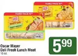 Shaw's Oscar Mayer Deli Fresh Lunch Meat offer