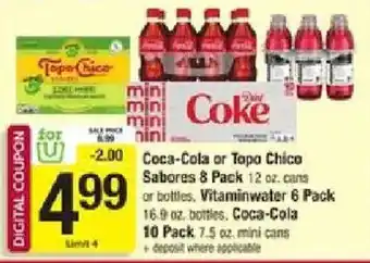 Coca-Cola or Topo Chico