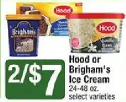 Shaw's Hood or Brigham's Ice Cream offer