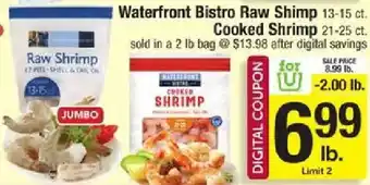 Shaw's Waterfront Bistro Raw Shrimp offer
