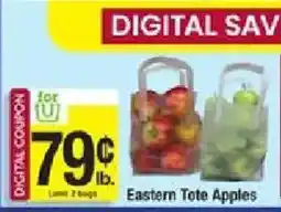 Shaw's Eastern Tote Apples offer