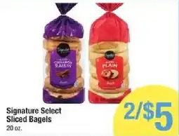 Shaw's Signature Select Sliced Bagels offer