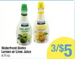 Shaw's Waterfront Bistro Lemon or Lime Juice offer