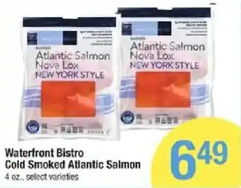 Shaw's Waterfront Bistro Cold Smoked Atlantic Salmon offer