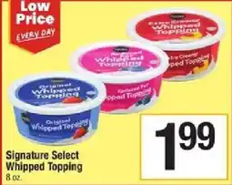 Shaw's Signature Select Whipped Topping offer