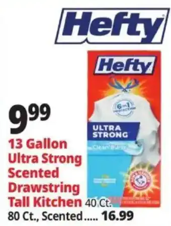 Ocean State Job Lot Hefty ultra strong scented drawstring tall kitchen offer