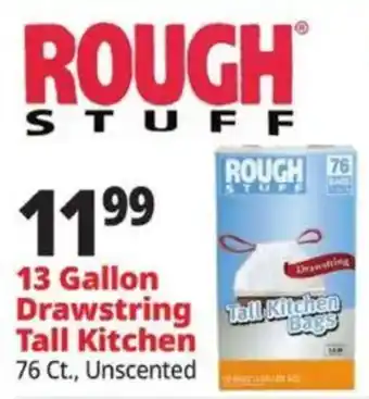 Ocean State Job Lot Rough Stuff tall kitchen bags offer