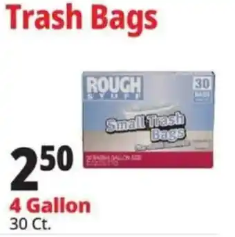 Ocean State Job Lot Rough Stuff small trash bags offer