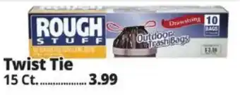 Ocean State Job Lot Rough Stuff twist tie offer