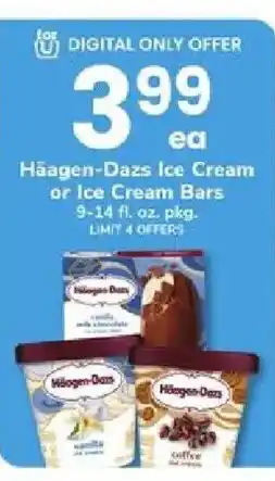 ACME Häagen-Dazs Ice Cream or Ice Cream Bars offer