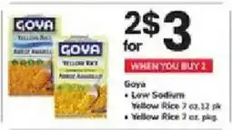 ACME Goya yellow rice offer