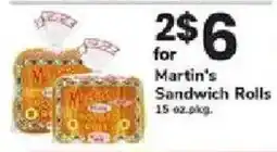 ACME Martin's Sandwich Rolls offer