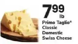 ACME Primo Taglio classic domestic swiss cheese offer