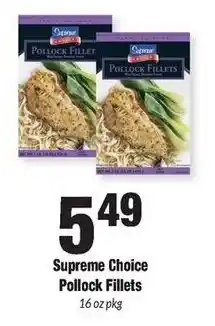 Sentry Supreme Choice Pollock Fillets offer