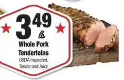 Sentry Whole Pork Tenderloins offer