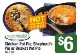 Shaw's Ready Meals Chicken Pot Pie, Shepherd's Pie or Brisket Pot Pie offer