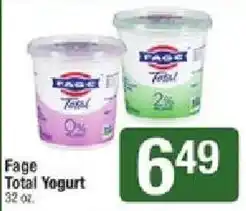 Shaw's Fage Total Yogurt offer