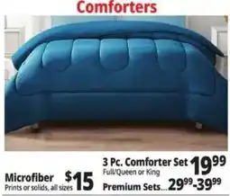 Ocean State Job Lot Microfiber Comforters offer