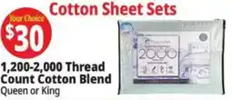 Ocean State Job Lot Cotton Sheet Sets offer