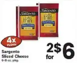 ACME Sargento Sliced Cheese offer