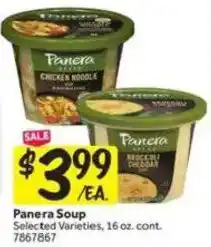 Stop&Shop Panera Soup offer