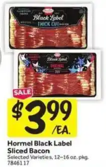 Stop&Shop Hormel Black Label Sliced Bacon offer