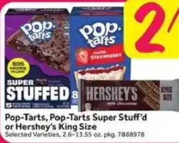 Stop&Shop Pop-Tarts, Pop-Tarts Super Stuffed or Hershey's King Size offer
