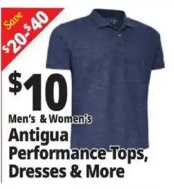 Ocean State Job Lot Antigua Performance Tops, Dresses & More offer