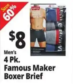 Ocean State Job Lot Famous Maker Boxer Brief offer