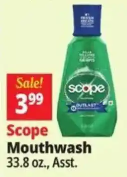 Ocean State Job Lot Scope Mouthwash offer