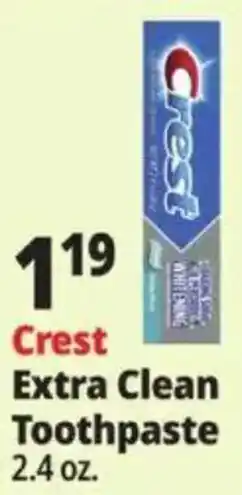 Ocean State Job Lot Crest extra clean toothpaste offer