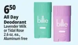 Ocean State Job Lot Billie All Day Deodorant offer