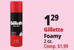 Ocean State Job Lot Gillette Foamy offer