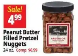 Ocean State Job Lot Anderson peanut butter filled pretzel nuggets offer