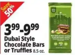 Ocean State Job Lot Habibi Dubai Style Chocolate Bars or Truffles offer