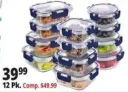 Ocean State Job Lot 12 Pk. of food storage containers offer
