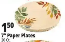 Ocean State Job Lot 7" Paper Plates offer