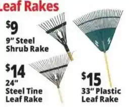 Ocean State Job Lot Leaf Rakes offer
