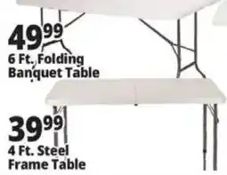 Ocean State Job Lot 6 Ft. Folding Banquet Table offer