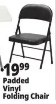 Ocean State Job Lot Padded Vinyl Folding Chair offer