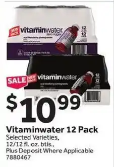 Stop&Shop Vitaminwater offer