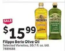 Stop&Shop Filippo Berio Olive Oil offer