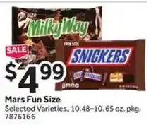 Stop&Shop Mars Fun Size offer