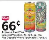 Stop&Shop Arizona Iced Tea offer