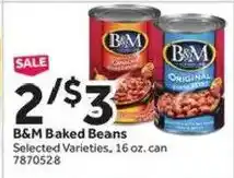 Stop&Shop B&M Baked Beans offer