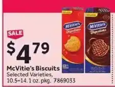 Stop&Shop McVitie's Biscuits offer